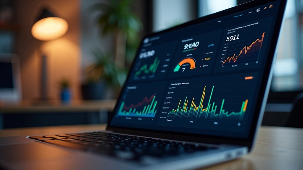 Performance monitoring dashboard met laadtijd grafieken en cache statistieken